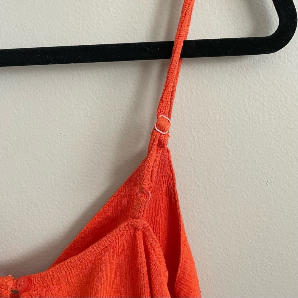 ASOS Orange Tank Top Size 8 - Picture 5 of 6